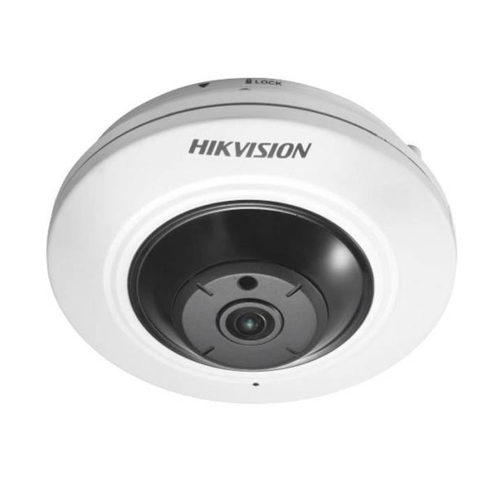 DS-2CD2955FWD-IS 1.05мм 5Мп Fisheye IP відеокамера Hikvision з функціями IVS і детектором осіб