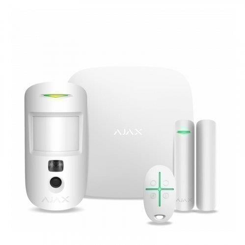 Ajax StarterKit Cam (8EU) UA white комплект охоронної сигналізації