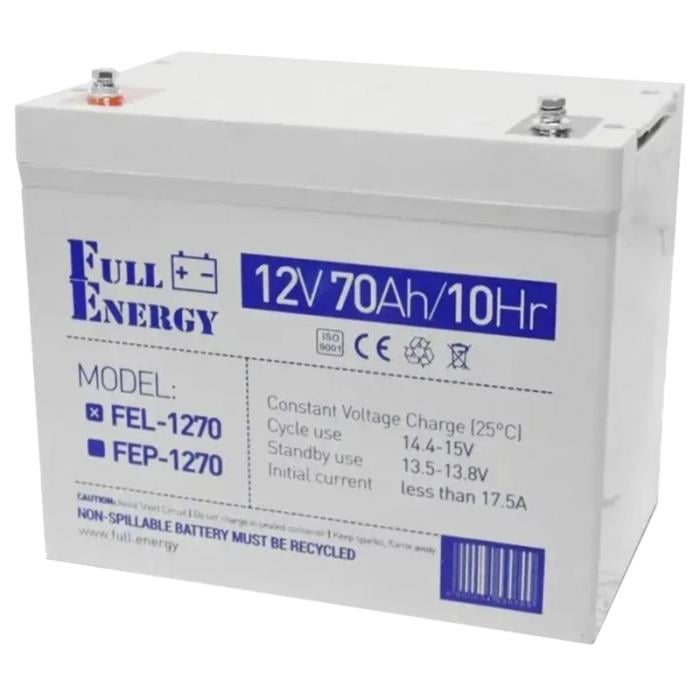 Full Energy FEL-1270 акумулятор гелевий 12В 70Ah