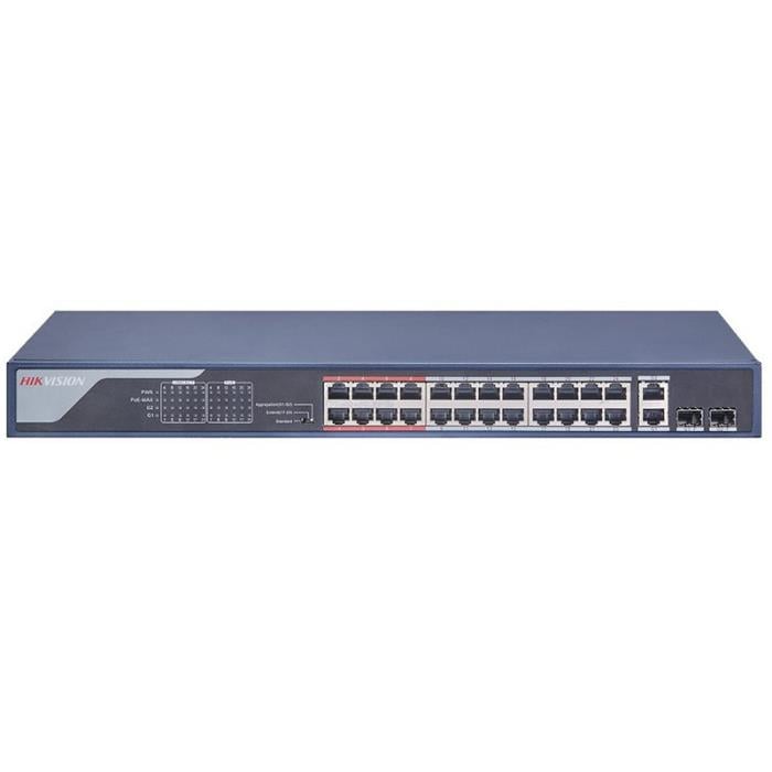 DS-3E0326P-E(B) 24-портовий POE комутатор Hikvision