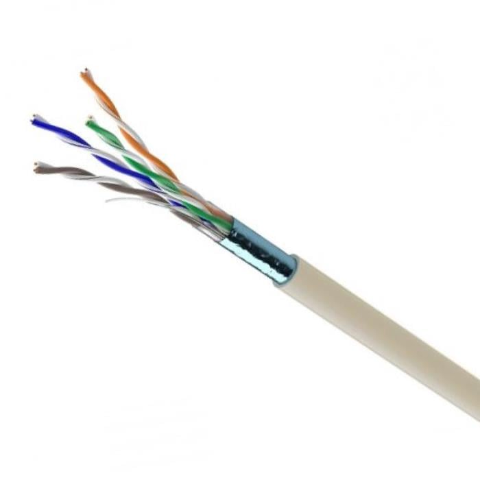 Cat. 5e F/UTP 4х2х24 AWG (7091000) бухта 305м. Кабель вита пара ЗЗКМ (FTP мідь внутрішній)