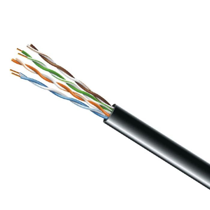 Cat. 5e U/UTP PE 4х2х24 AWG, (74269) бухта 305м. Кабель вита пара ЗЗКМ (UTP мідь зовнішній)