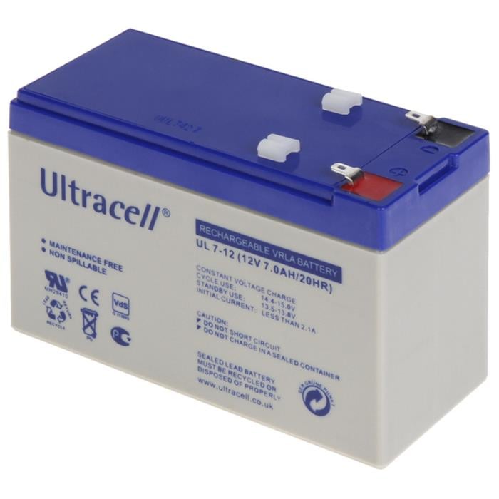 Акумуляторна батарея Ultracell UL7-12 AGM 12V 7 Ah