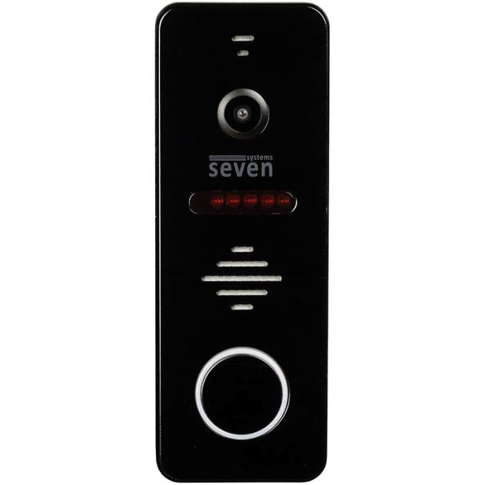 CP-7504 FHD black виклична панель домофону Seven