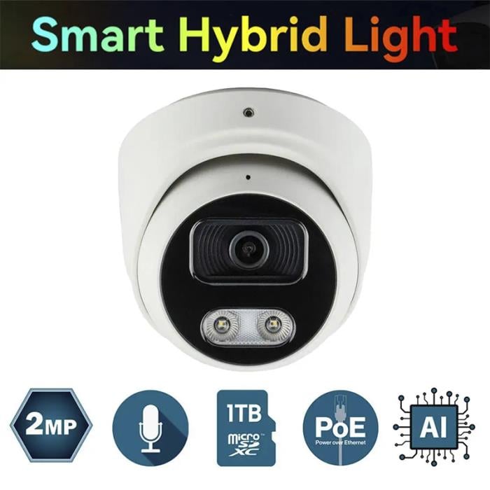 IP-7212PA-DL white 2Мп 2.8 мм IP видеокамера Seven с умной двойной подсветкой