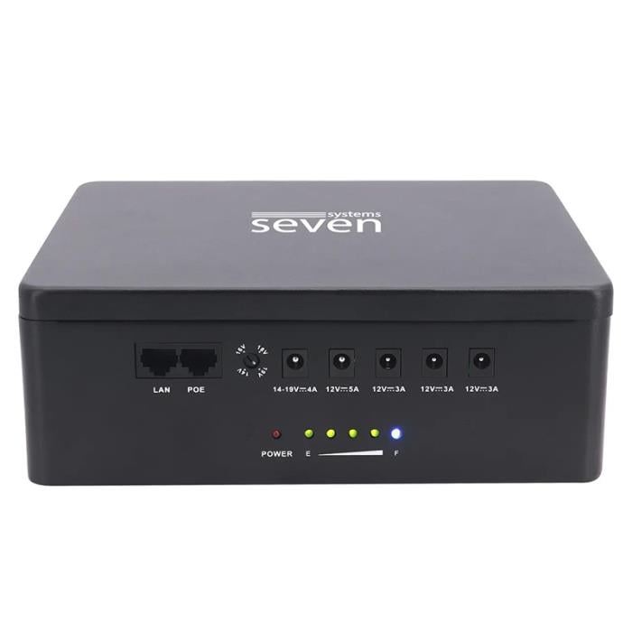 Источник бесперебойного питания Seven UPS-7960 60W black с регулировкой выходного напряжения
