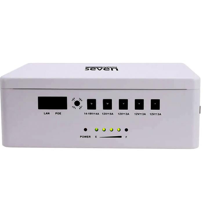 Источник бесперебойного питания Seven UPS-7960 60W white с регулировкой выходного напряжения